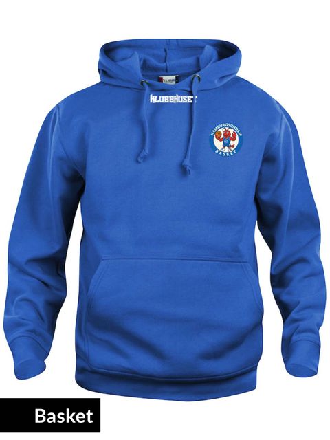 Hoodtröja Basic - Blå (Hamburgsunds IF - Basket)